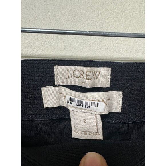 J. CREW FACTORY GiGi Pant in Black, Side Zip, Sz 2 - Picture 7 of 9